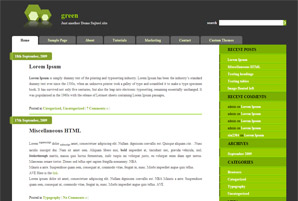 Green WP Theme